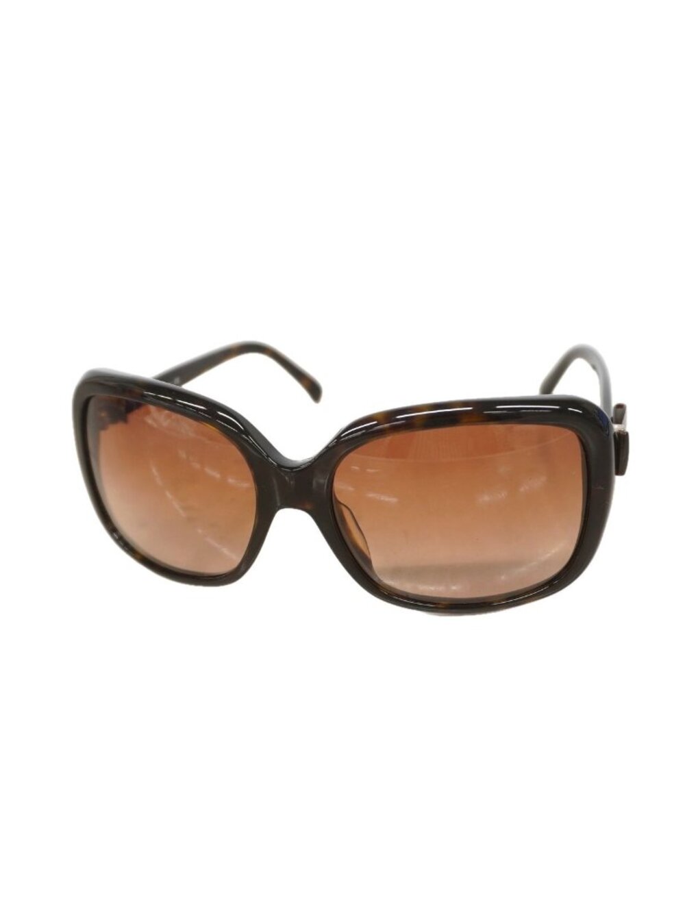 Chanel Sunglasses Acetate Brown Silver Eyewear